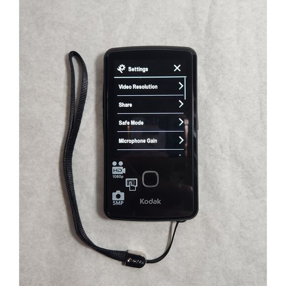 Kodak Play Touch Zi10 HD Video And 5MP Still Camera With Accessories Pre-owned - Picture 4 of 10